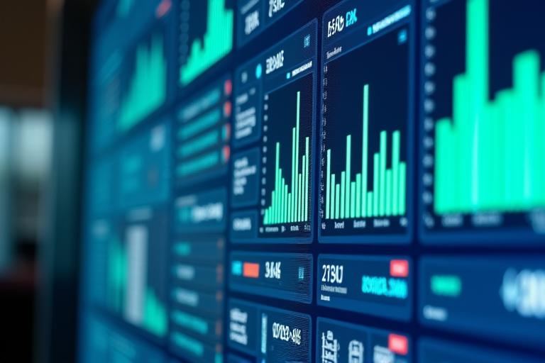 Real-time data processing analytics dashboard with live metrics